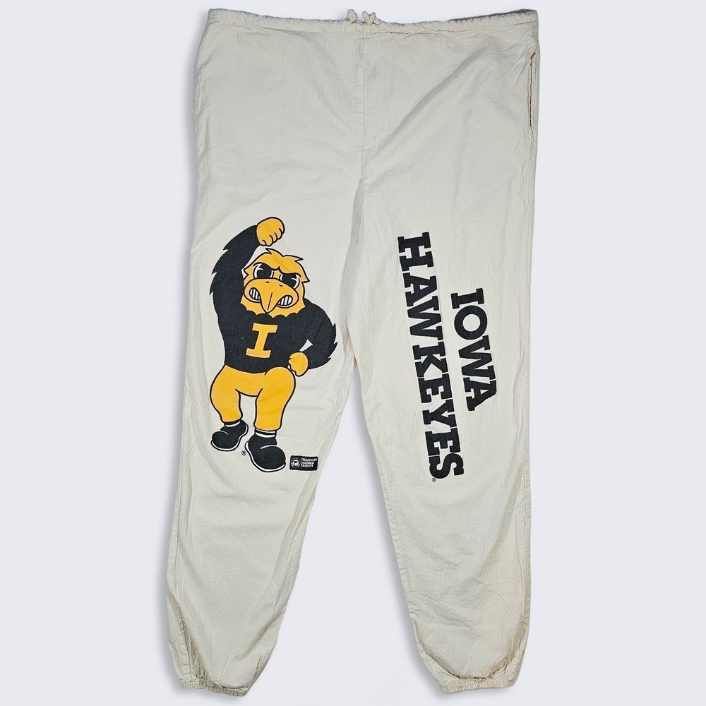 Iowa Hawkeyes Vintage 90s B.R.Others Canvas Sweat Pants